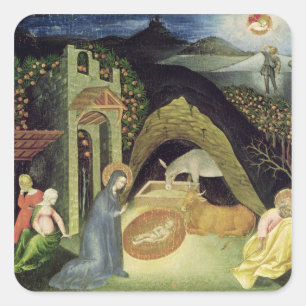 The Nativity Square Sticker