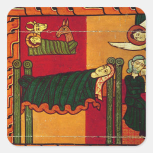 The Nativity Square Sticker