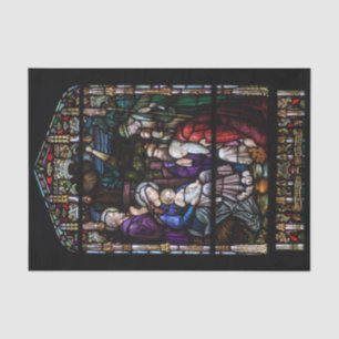 The Nativity Stained Glass Christmas Tissue Paper