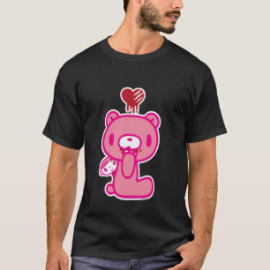 The Naughty Grizzly Pity Slashed Love Heart Valent T-Shirt