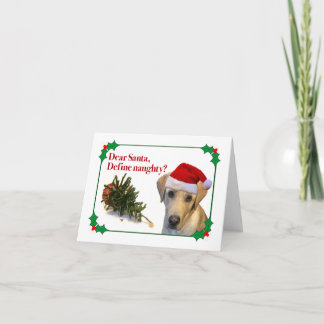 The Naughty Lab Holiday Card