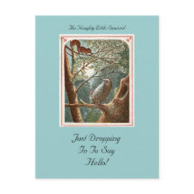 The Naughty Little Squirrel Postcard