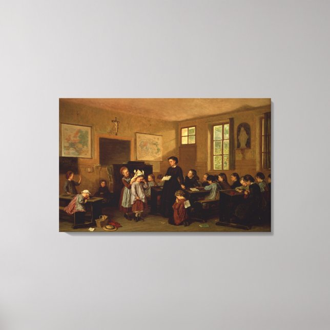 The naughty school children canvas print (Front)