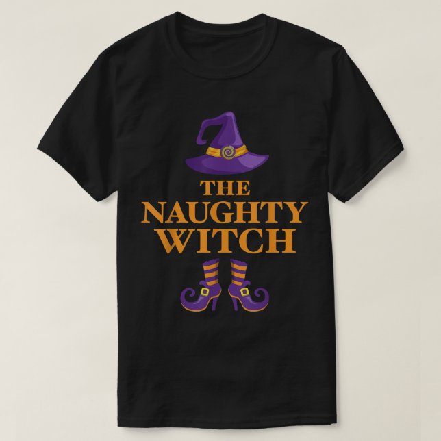 The Naughty Witch T-Shirt (Design Front)