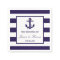 The Nautical Anchor Navy Stripe Wedding Collection