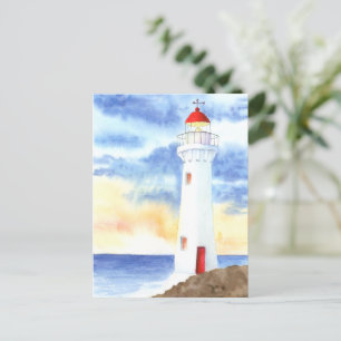 The Nautical Lighthouse Mountains Postcard