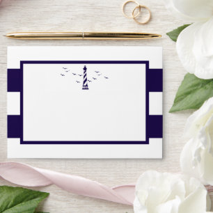 The Nautical Lighthouse Wedding Collection Envelope