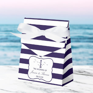 The Nautical Lighthouse Wedding Collection Favour Box