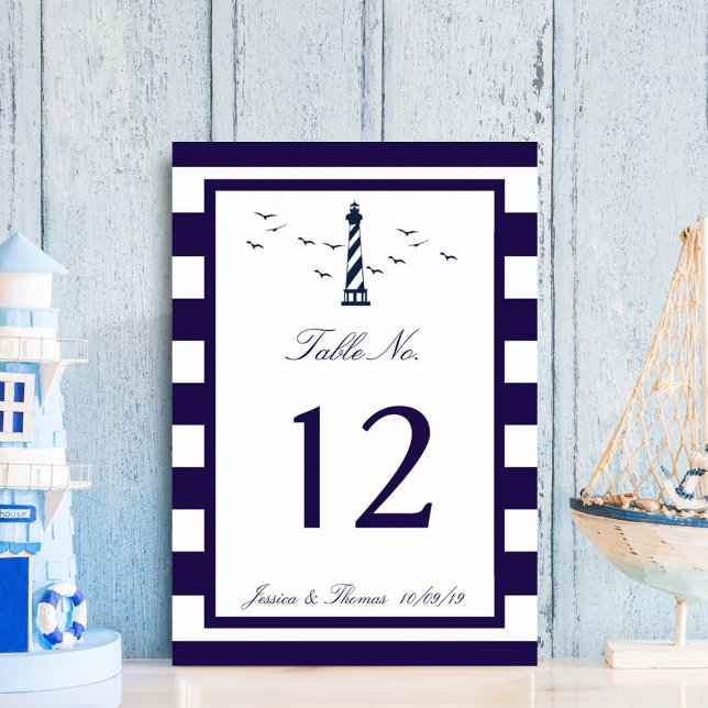 The Nautical Lighthouse Wedding Collection Invitation (Creator Uploaded)