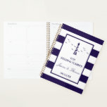 The Nautical Lighthouse Wedding Collection Planner<br><div class="desc">Get ready for your big day in style with this elegant and very trendy wedding planner. The design is easy to personalise with your own names and wedding date and you can keep all your design ideas, important wedding information and much more safely together in this personalised planner. Matching wedding...</div>
