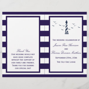 The Nautical Lighthouse Wedding Collection Program