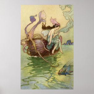 The Nautilus is My Boat by Warwick Goble Poster