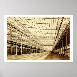 The Nave at Crystal Palace, Hyde Park, March 1852 Poster
