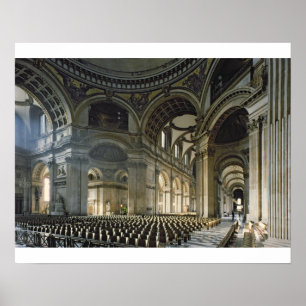 The Nave of St. Paul's Cathedral (photo) Poster