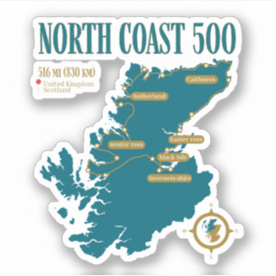 The NC500, Scotland Route The North Coast gifts