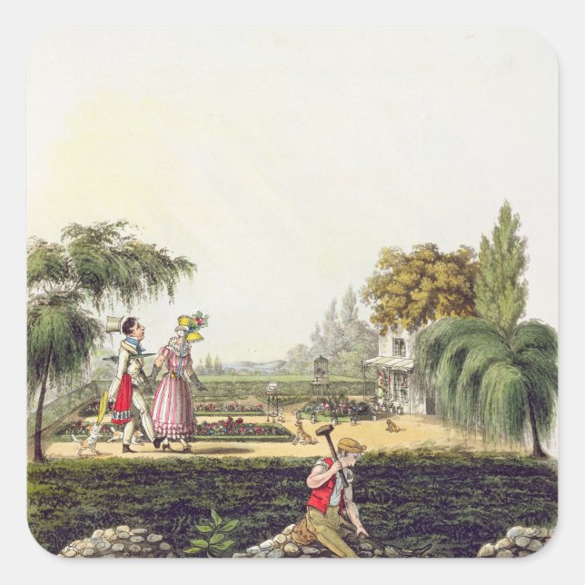The Ne Plus Ultra of Bores, from 'Airy Nothings, o Square Sticker (Front)