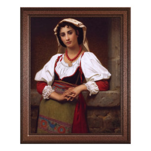 The Neapolitan Girl by Hugues Merle Photo Print