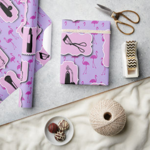 The Necessities Cosmetic Logo Pattern Wrapping Paper