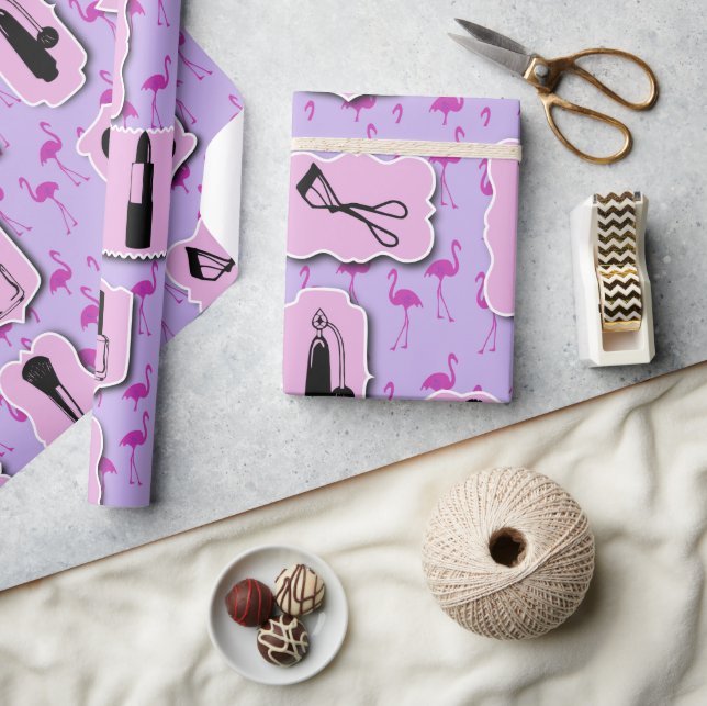 The Necessities Cosmetic Logo Pattern Wrapping Paper (Crafts)