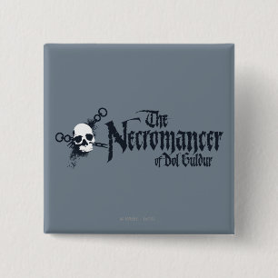 The Necromancer Name 15 Cm Square Badge