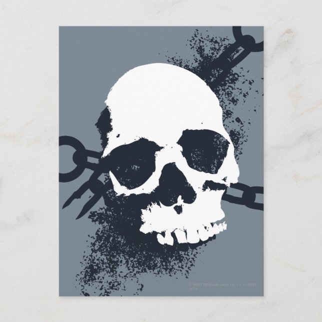 The Necromancer Skull Symbol Postcard (Front)