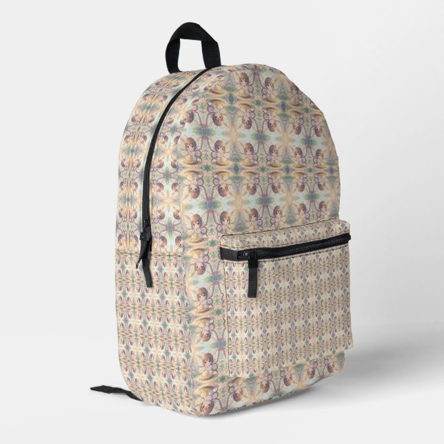 The Nectar Artist.2 Printed Backpack (Back Corner Left)