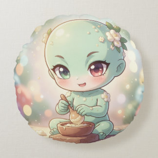 The Nectar Galaxy Wanderers.5 Round Cushion
