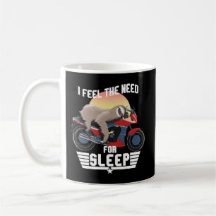 The Need For Sleep Funny Sloth Coffee Mug