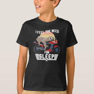 The Need For Sleep Funny Sloth T-Shirt