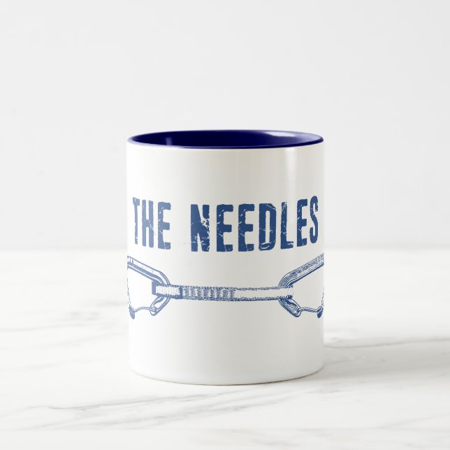 The Needles Climbing Quickdraw Two-Tone Coffee Mug (Center)