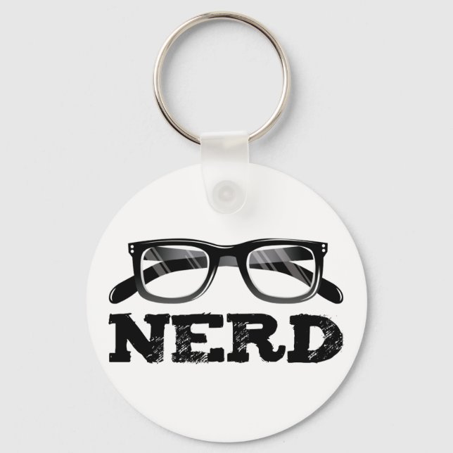 The Nerd or The Nerds Key Ring (Front)