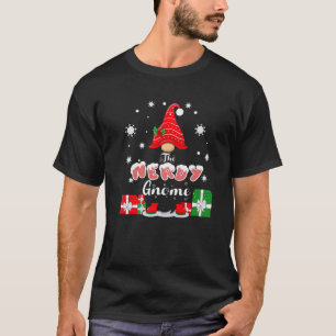 The Nerdy Gnome Family Matching Christmas Funny Gr T-Shirt