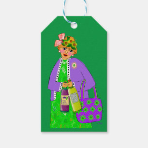 The Nervous Wine Lady Gift Tags