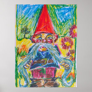 The Nest Builder Gnome Poster