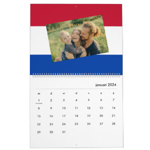 The Netherlands   Add Your Photo 2026 Holland Flag Calendar