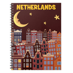 The Netherlands at Night Notebook