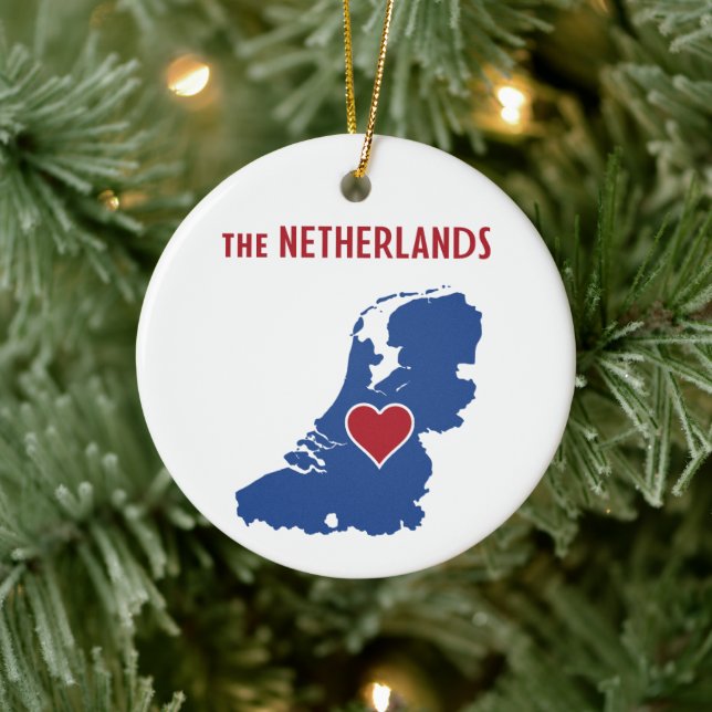 The Netherlands  Ceramic Tree Decoration (Tree)