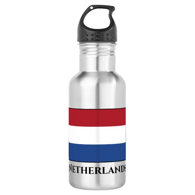 The Netherlands (Dutch) Flag 532 Ml Water Bottle (Front)