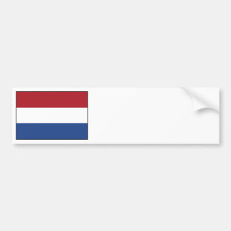 The Netherlands – Dutch Flag Bumper Sticker