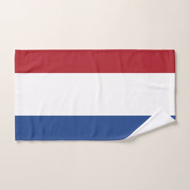 The Netherlands flag Hand Towel (Hand Towel)