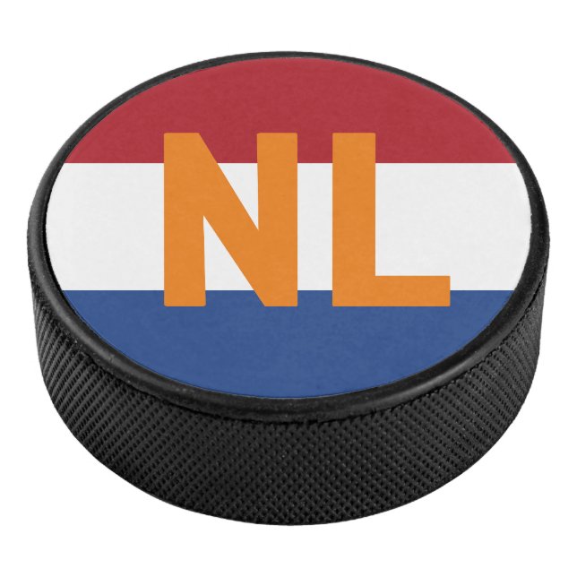 The Netherlands - flag/ NL Hockey Puck (3/4)