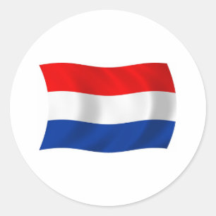 The Netherlands Flag Sticker