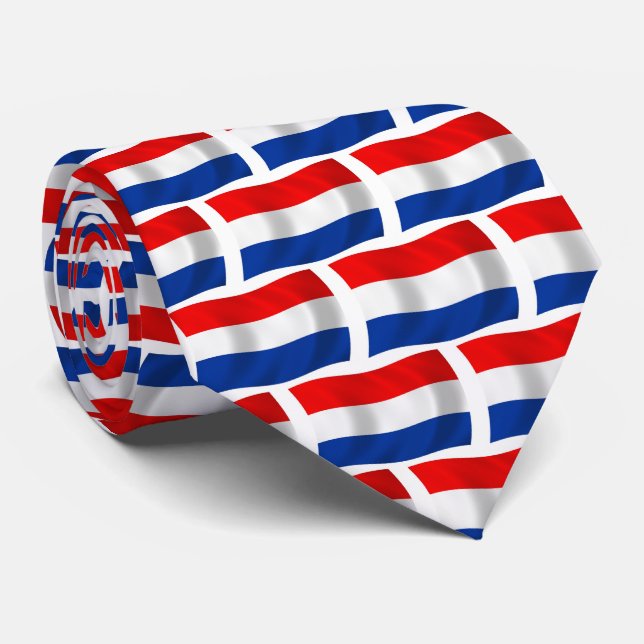 The Netherlands Flag Tie (Rolled)