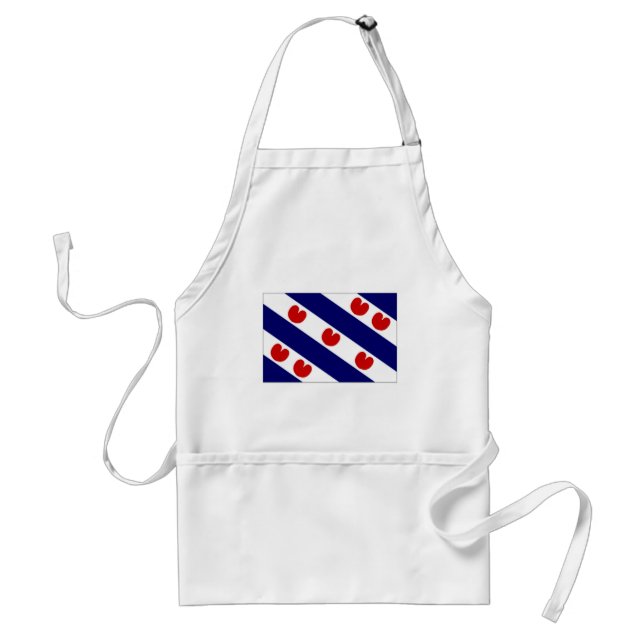 The Netherlands Friesland Flag Standard Apron (Front)