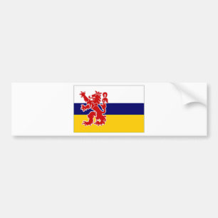 The Netherlands Limburg Flag Bumper Sticker