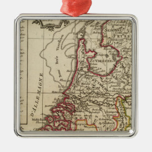 The Netherlands Metal Tree Decoration