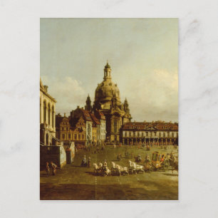 The Neuer Marktplatz in Dresden Bernardo Bellotto Postcard