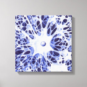 The neural network canvas print
