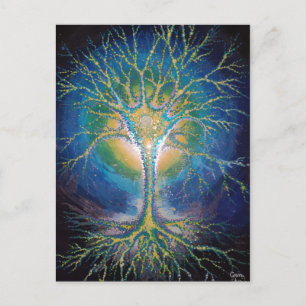 The neural tree postcard