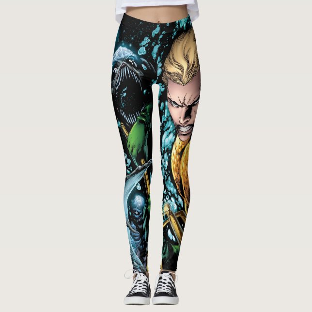 The New 52 - Aquaman #1 Leggings (Front)